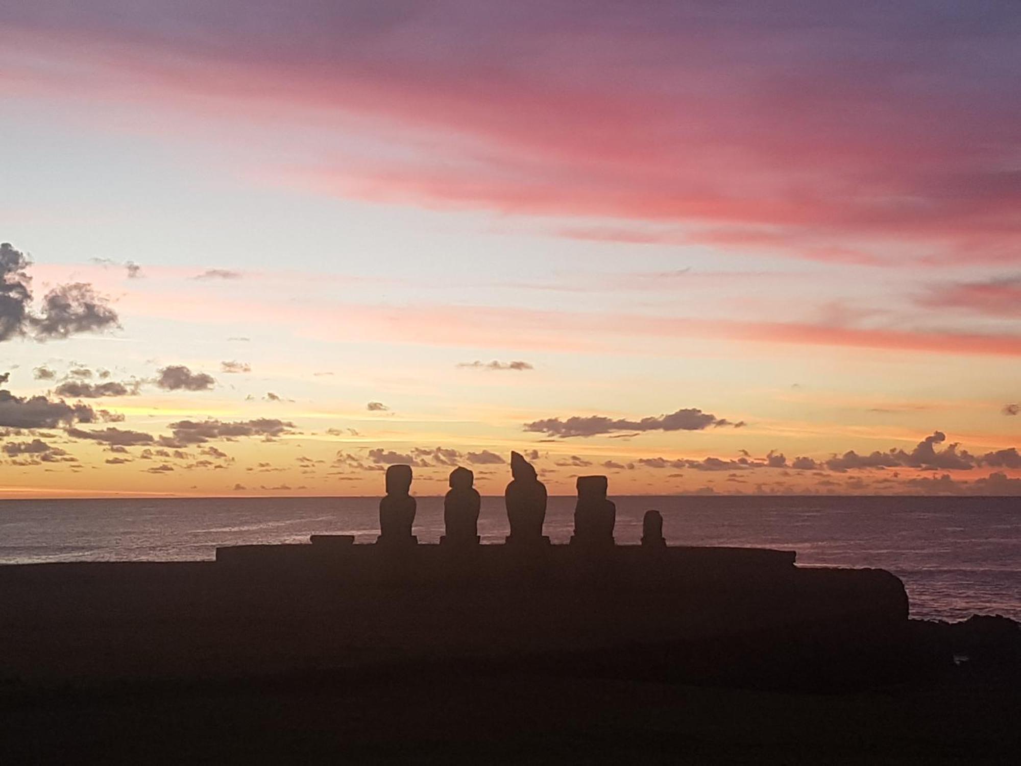Cabanas Isla De Pascua Hanga Roa Exterior foto